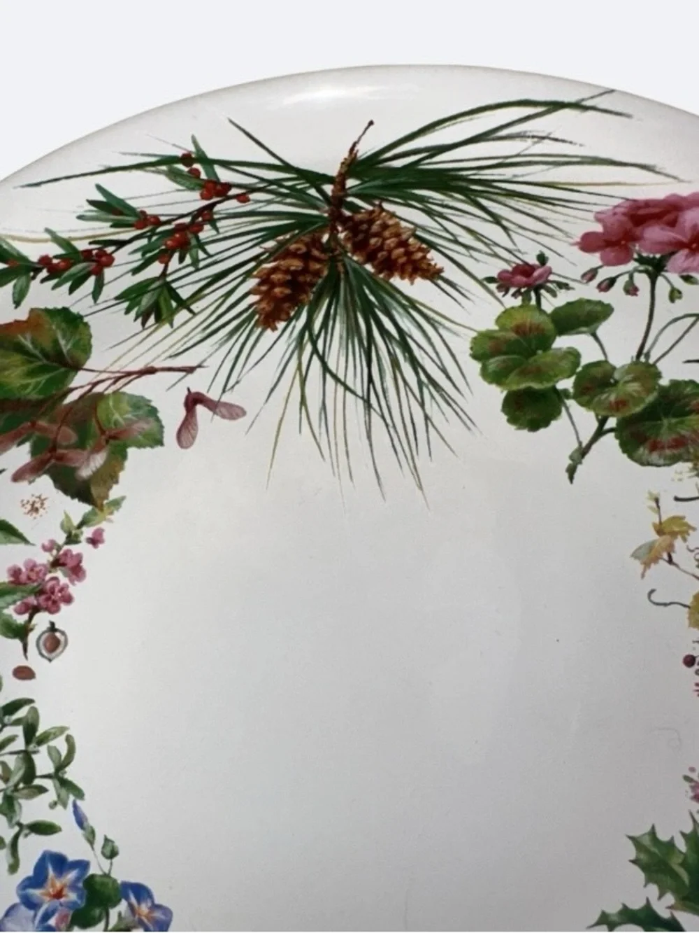 Hallmark Heritage Collection Decorative Four Season Floral Ceramic Bowl